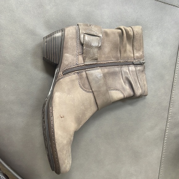 PIKOLINOS Boots Urban Grey Silver Buckle Ankle Booties Size 40 - Picture 4 of 9